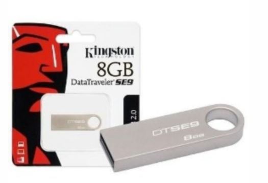 MEMORIA, KINGSTON, USB 8GB SE9 METAL (GCO)