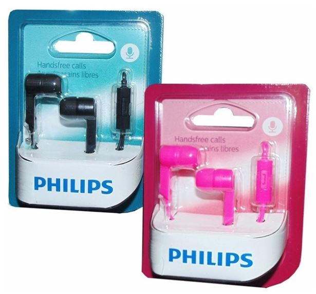 AUDIFONO, PHILIPS, SHE 1405 HANDS FREE COLOR NEGRO/BLANCO