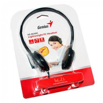 AUDIFONO, GENIUS, HS-M200C 1 CONECTOR