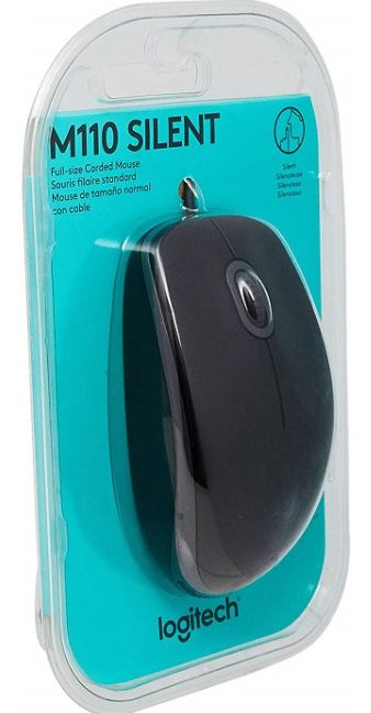 MOUSE, LOGITECH, M110 SILENT NEGRO
