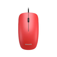 MOUSE, PHILIPS, M214 ROJO