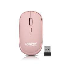 MOUSE, CYBERTEL, CYCLONE M500 WIFI RECARG. PINK