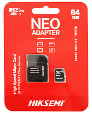 MEMORIA, HIKSEMI, MICRO SD 64GB NEO ROJO