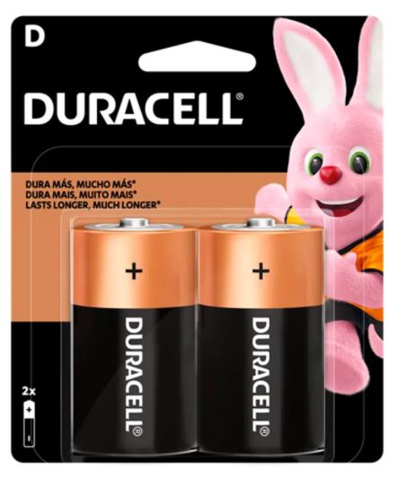 PILA ALK, DURACELL, D-2